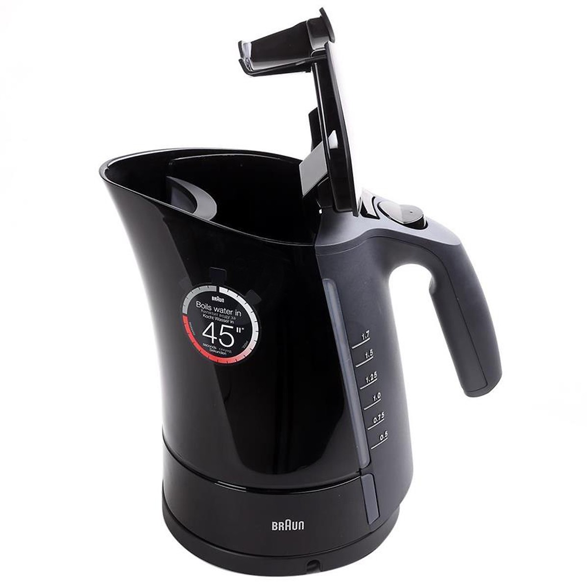 Bình Đun Siêu Tốc Braun WK 300 ONYX - 1.7L - Hàng Nhập Khẩu