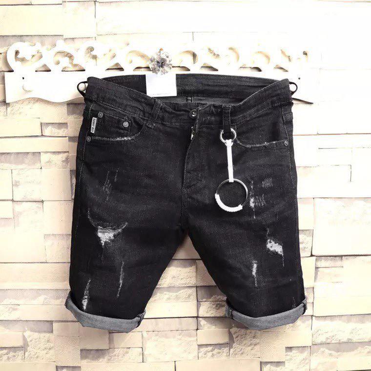 Quần Short Nam Chất Jean Co Giãn, Quần Đùi Nam thời trang cao cấp MuradFashion NT35