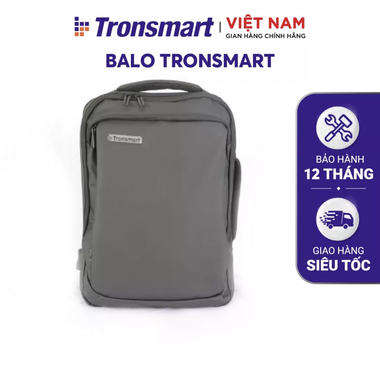 Balo đeo vai TRONSMART BACKPACK - Thời trang – Gọn nhẹ - Tiện Lợi - Hàng Chính Hãng