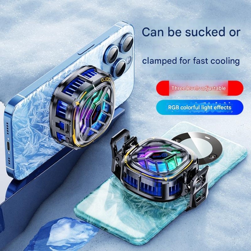 Tản nhiệt sò lạnh Led X76 Gaming siêu mát cho điện thoại hàng nhập khẩu