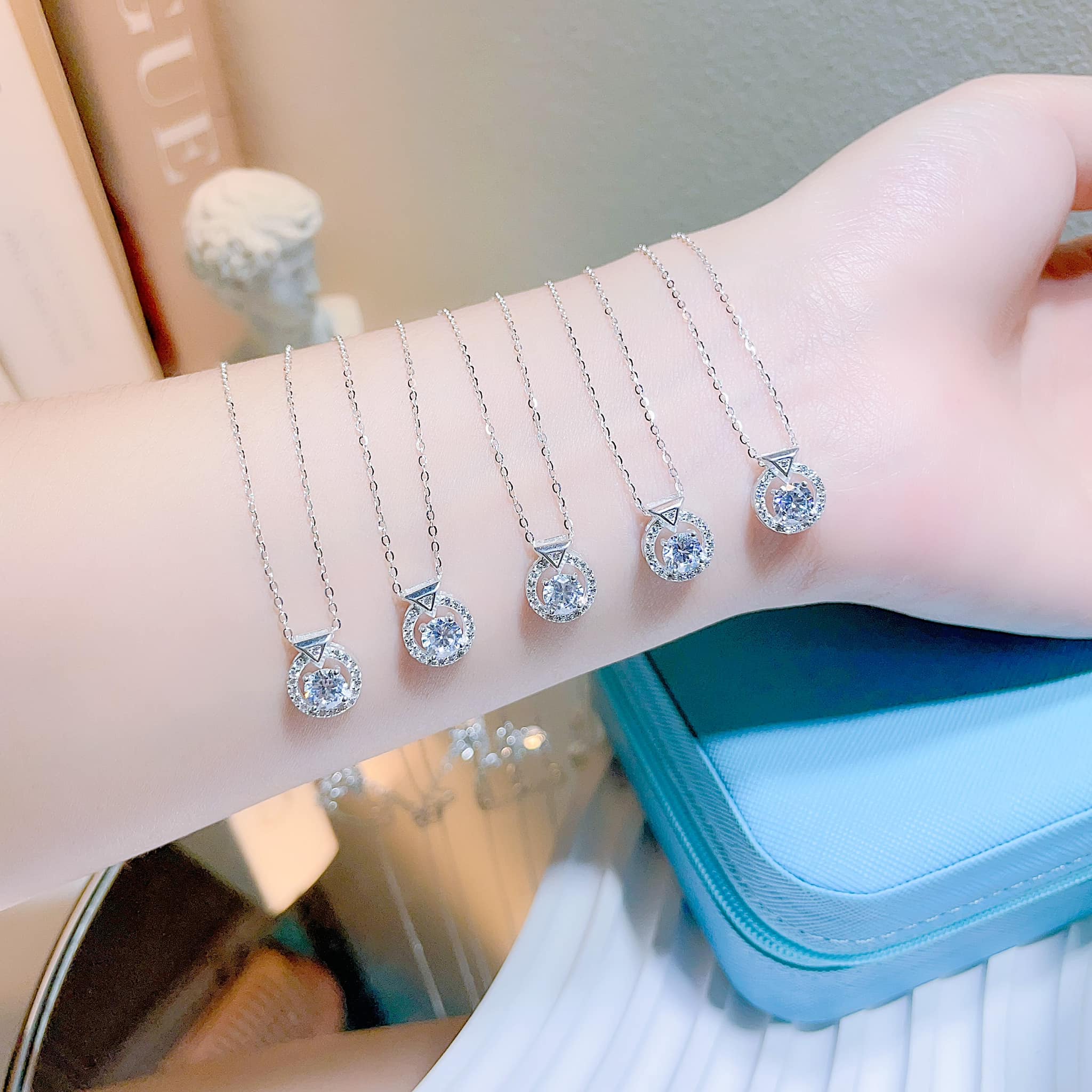Dây chuyền nữ kèm mặt chất liệu bằng bạc s925 MS085d