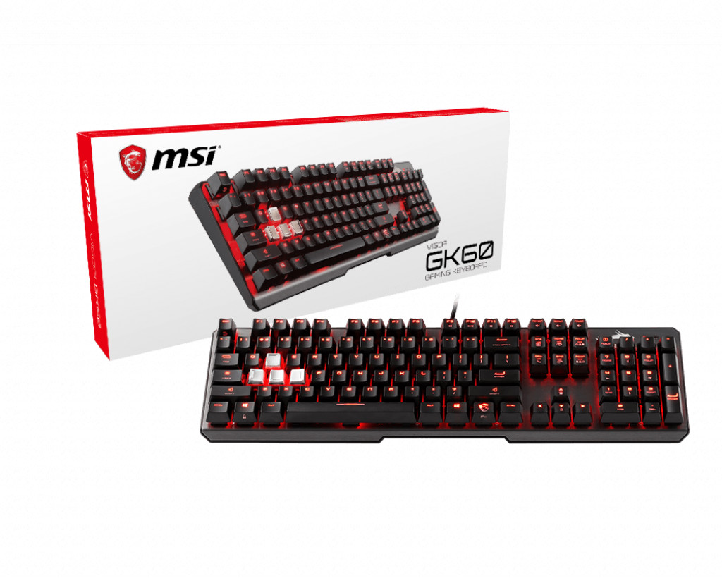 [Gift] Bàn phím Gaming MSI Vigor GK60 - Hàng Chính Hãng