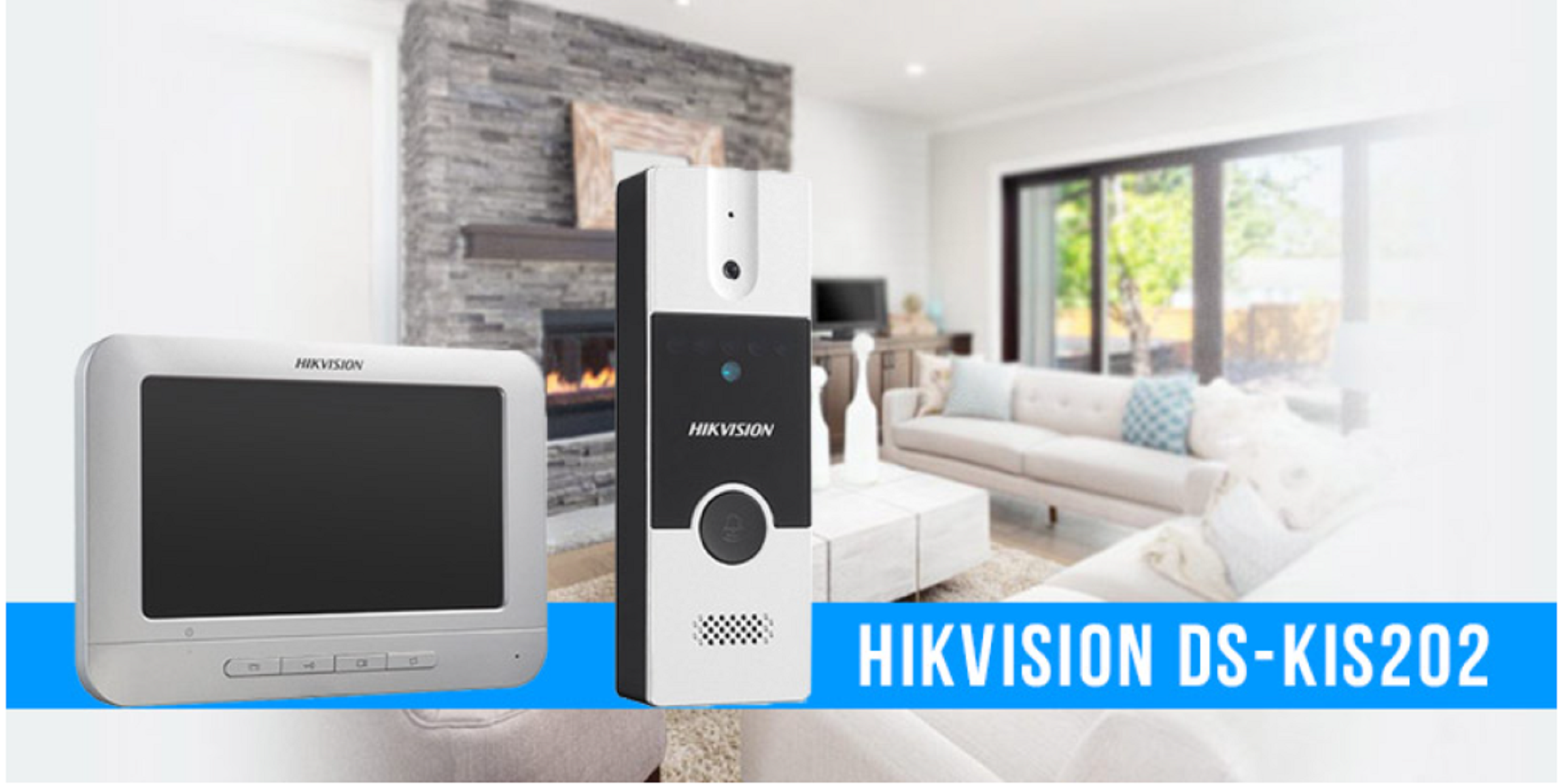 Bộ chuông hình màu Analog HIKVISION DS-KIS202-hàng chính hãng