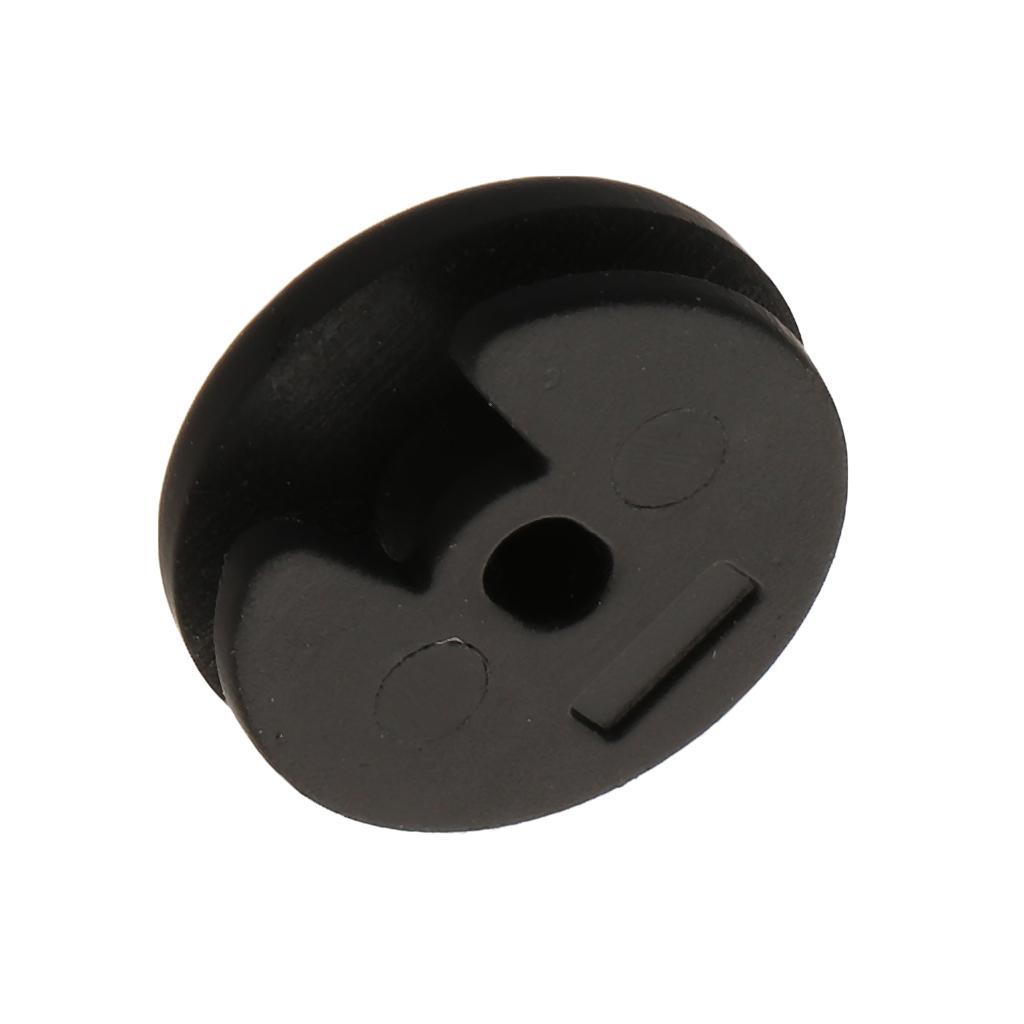 2 Pieces 3D Analog Joystick Cover Thumbstick Thumb Stick Cap Nub for Nintendo 2DS 3DS 3DS XL LL New 3DS New 3DS XL LL - Black+Gray