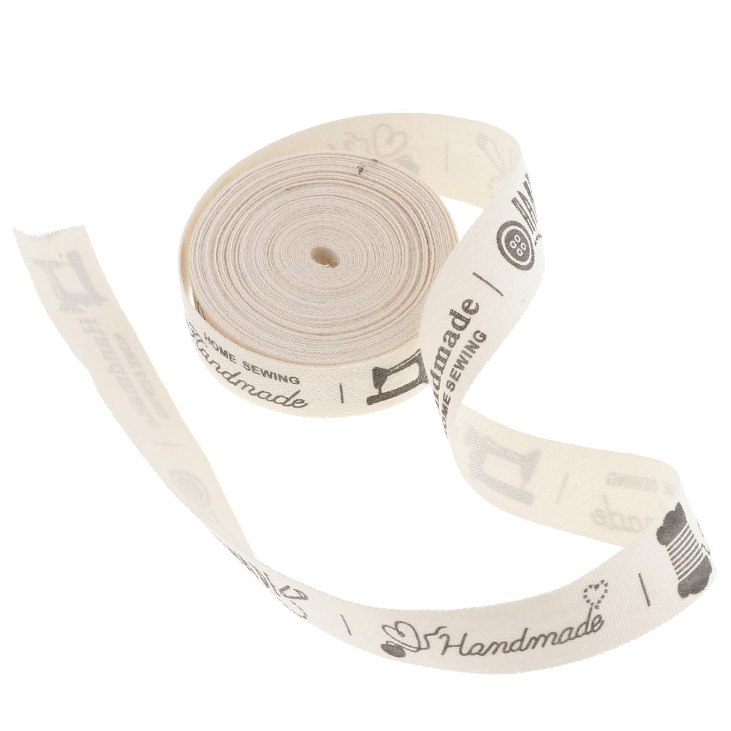 5yd x 15mm Handmade Cotton Fabric Ribbon Gift Wrapping Craft Decoration