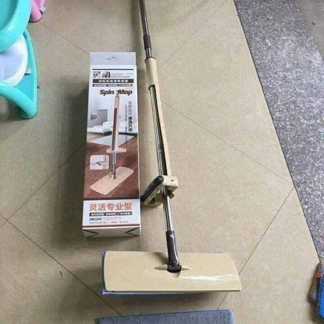 Cây lau nhà tự vắt phẳng thông minh xoay 360 độ