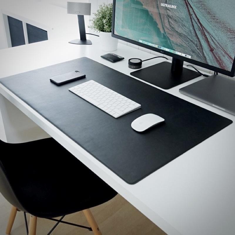 Desk Pad - Tấm lót trải bàn làm việc - Da Simili - DEPAD2 - Xanh dương đậm