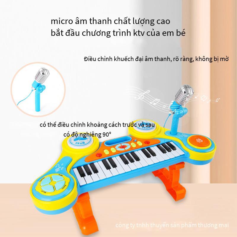Đồ chơi đàn organ điện tử 31 phím nổ giá thấp nhất micro đàn piano nhỏ nhạc cụ đa chức năng cho trẻ em đồ chơi âm nhạc