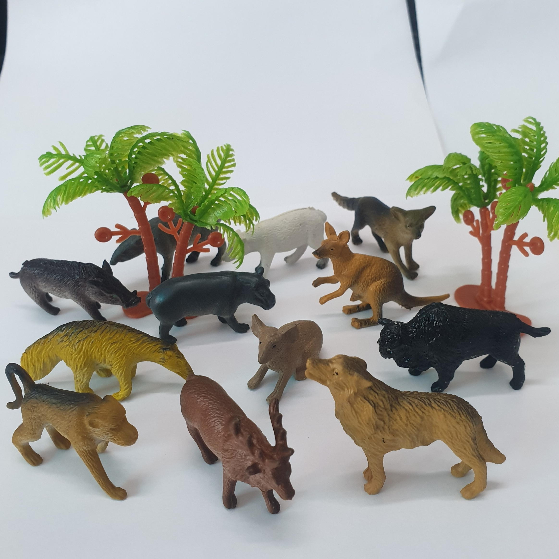 Đồ chơi 12 mô hình thế giới động vật hoang dã Safari rừng rậm N4A cho bé khám phá &amp; học tập thiên nhiên - A131