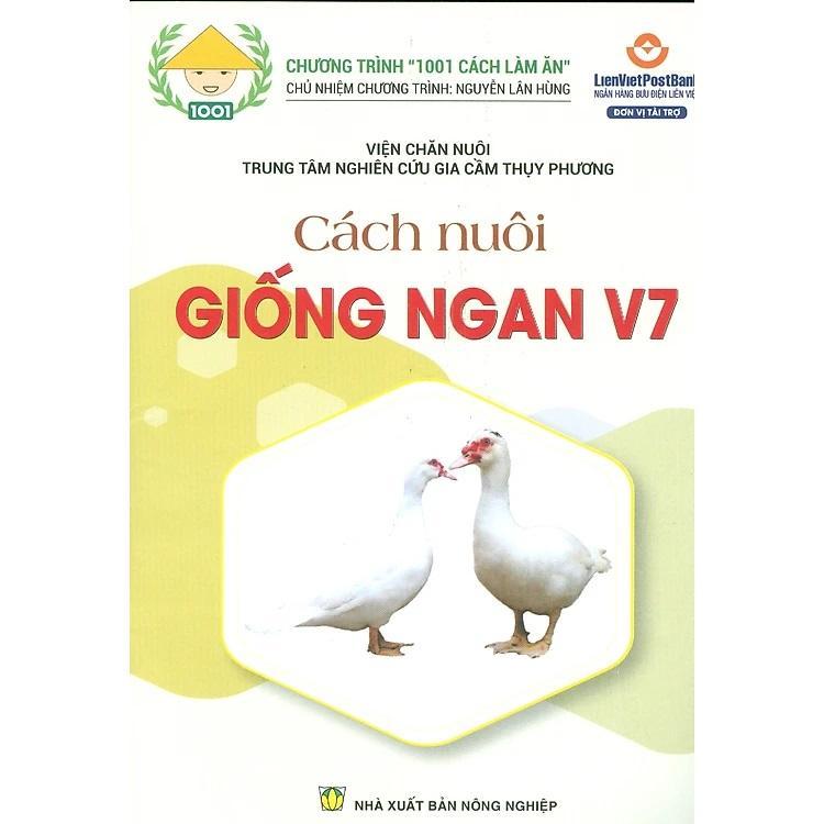Sách - Cách Nuôi Giống Ngan V7 - NXB Nông Nghiệp