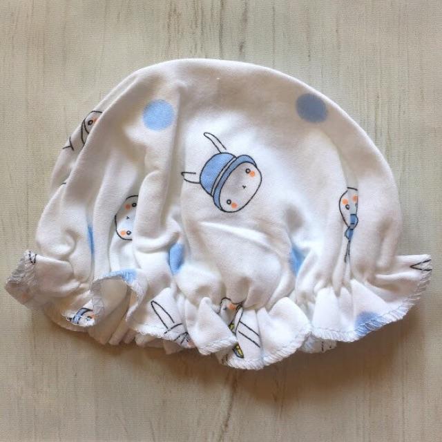 Mũ sơ sinh cotton chun mềm cho bé
