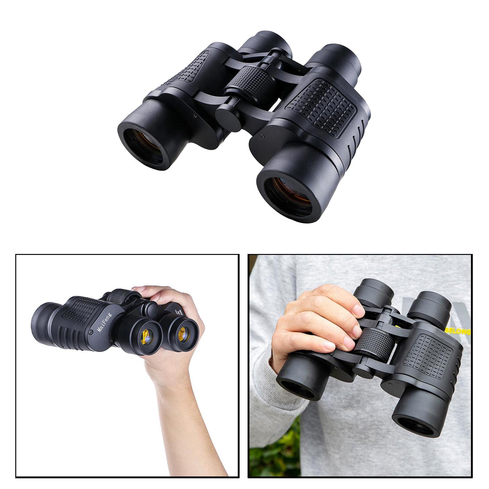 Binoculars 80X80 HD High Power Telescope Optical Glass lens Easy Focus