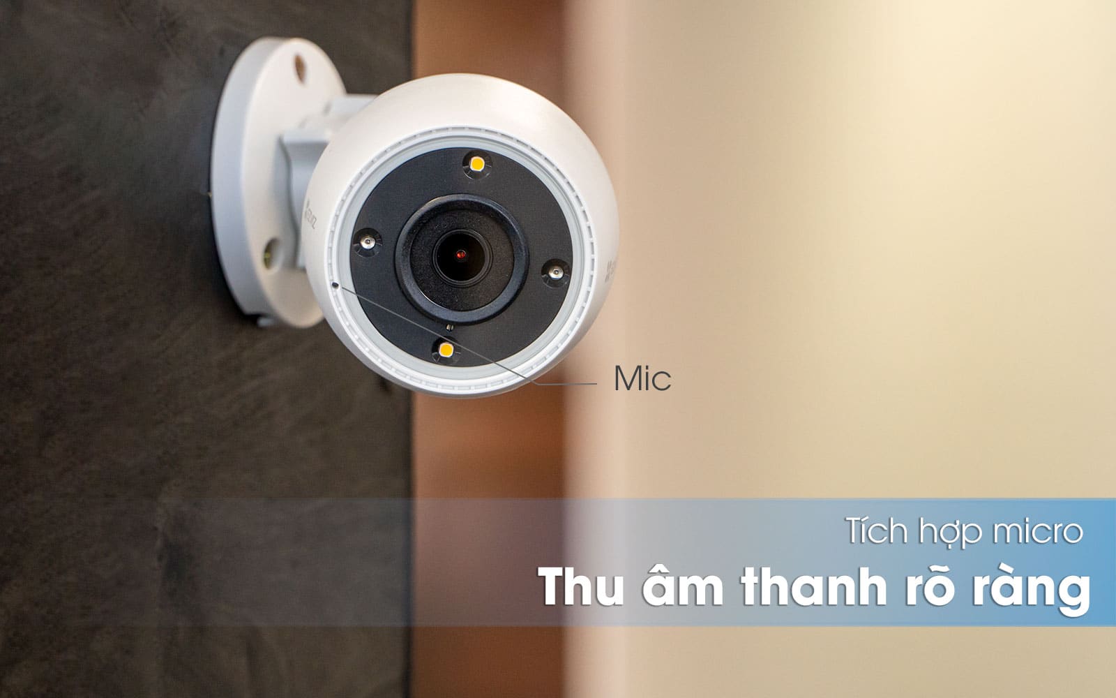 Camera IP Wifi Ezviz H3C 2MP Ngoài Trời Có Mic Thu Âm - Hàng chính hãng