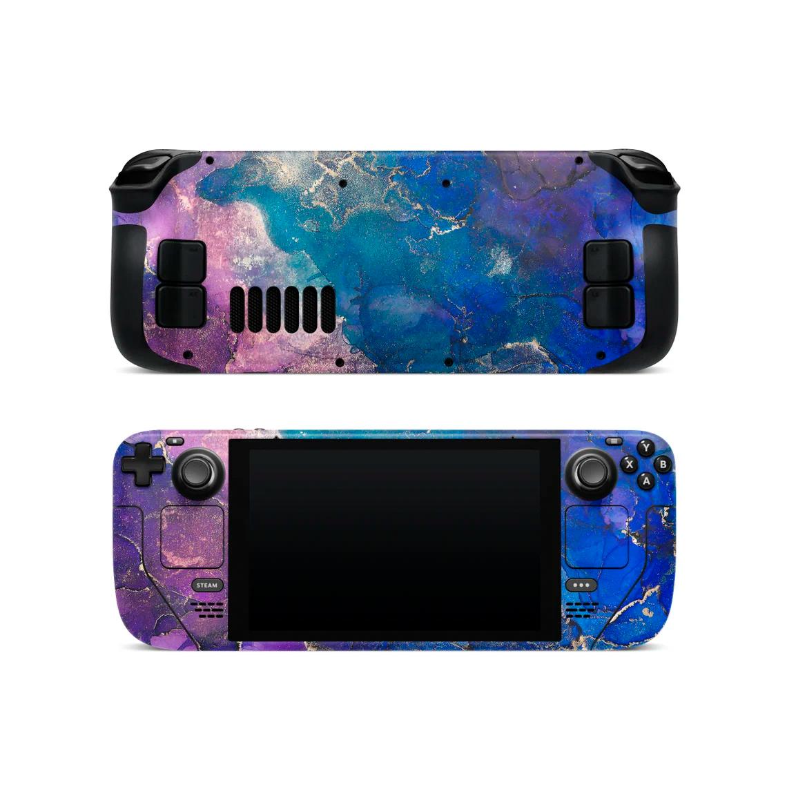 Skin decal dán Steam Deck mẫu Midnight (dễ dán, đã cắt sẵn chuẩn theo khuôn máy)