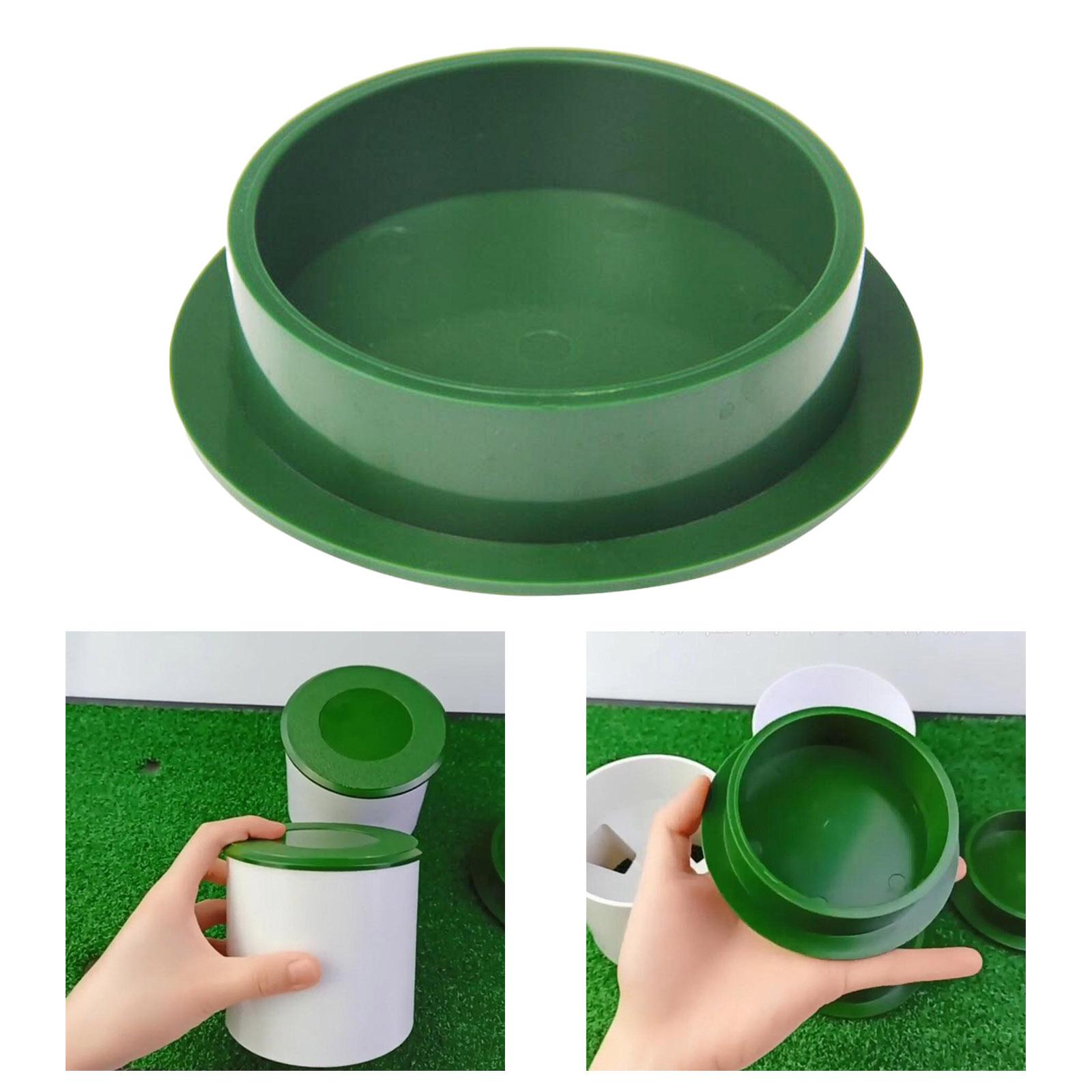 Durable Golf Cup Cover, Putting Hole Cup Protective  Lid Golf Practicing Training Aids for Outdoors Golf Course Green Accessories Golfer Gifts