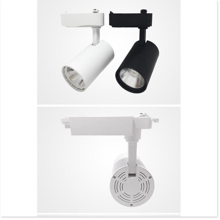 Bộ 5 Đèn FA led rọi ray vỏ đen ánh sáng vàng