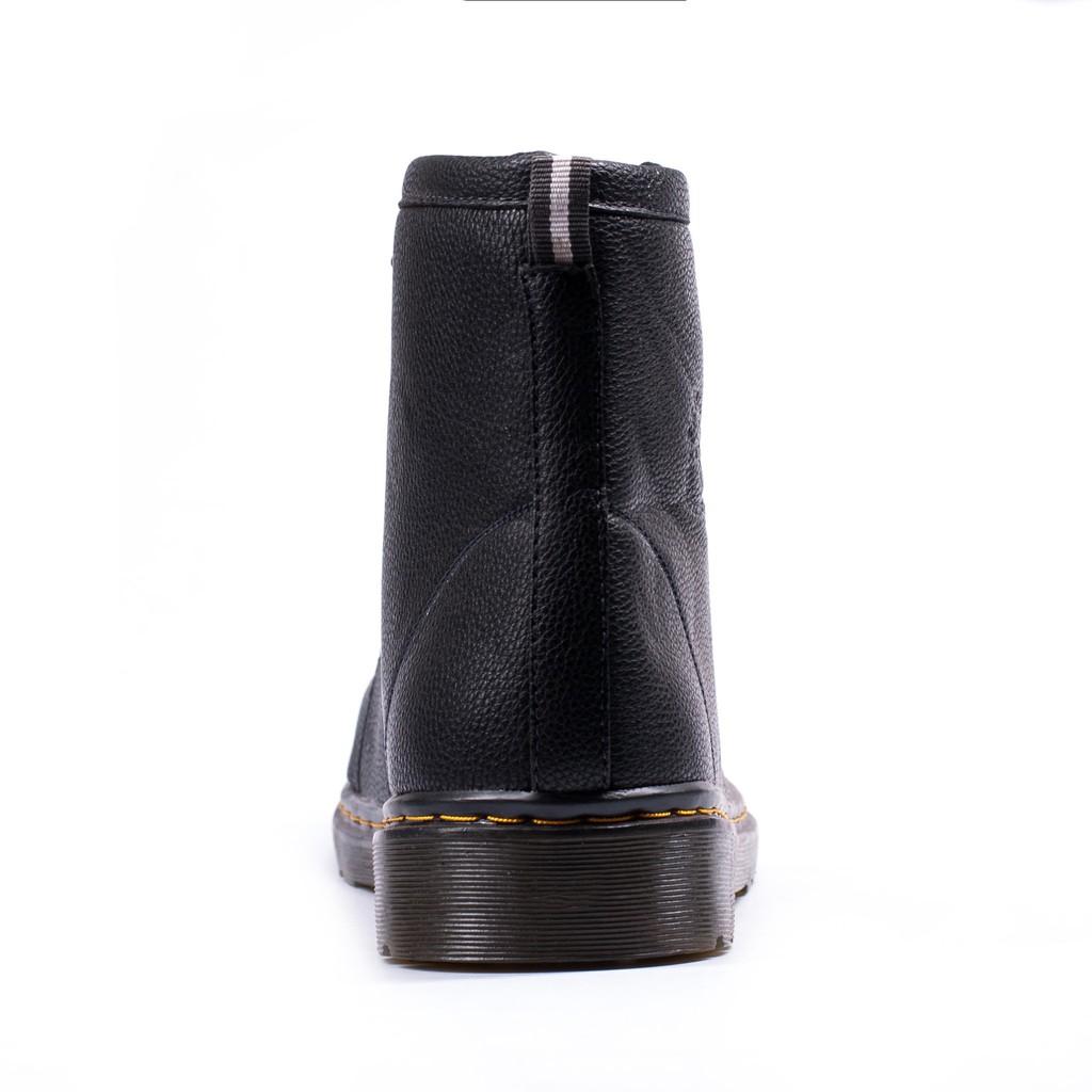 Giày Boot Nam Cao Cổ Màu Đen Đế Khâu Cực Chắc Chắn Và Phong Cách - M89(GB)- Kèm Vòng Gỗ Bách XAnh