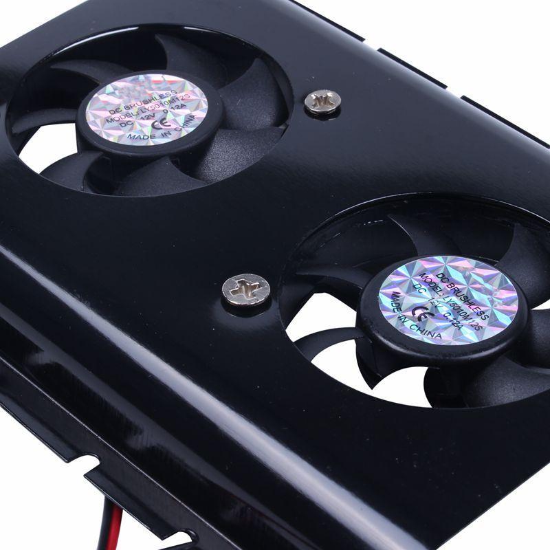 Quạt tản nhiệt ổ cứng HDD 2 3.5 SATA IDE màu đen dành cho máy tính