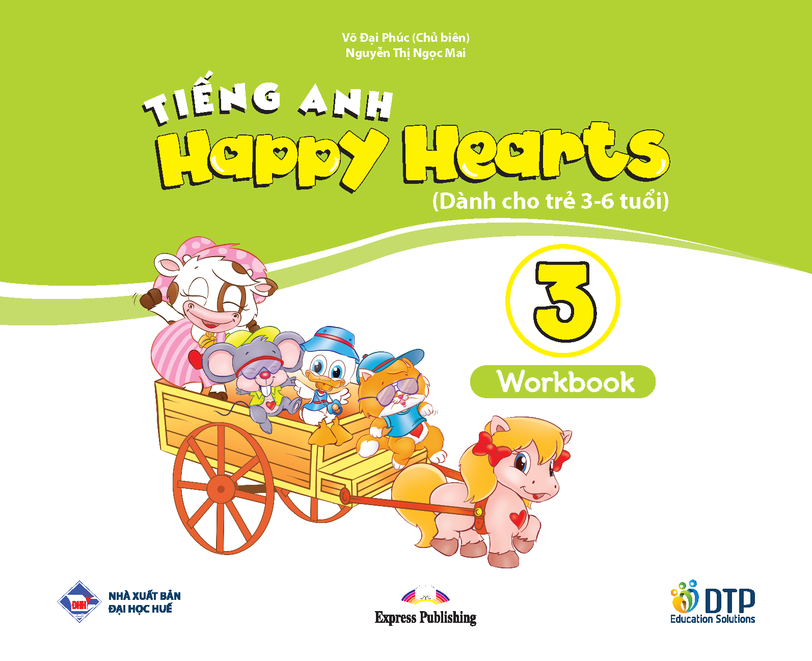 Bộ sản phẩm Tiếng Anh Happy Hearts 3 - Student's Book &amp; Workbook ((sách bài học và bài tập)