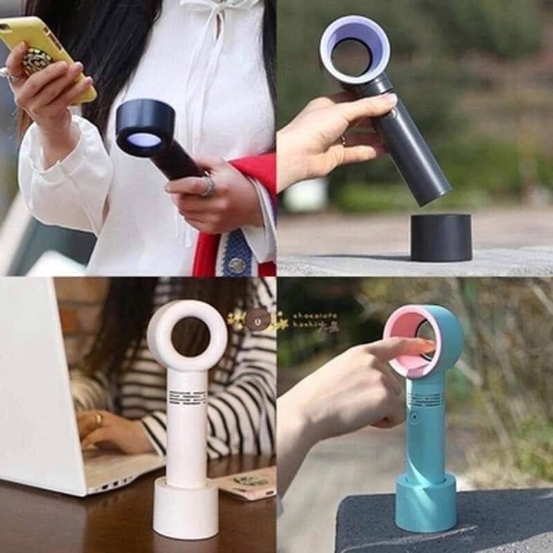 Quạt điện mini không cánh tặng kèm 1 ciu ciu