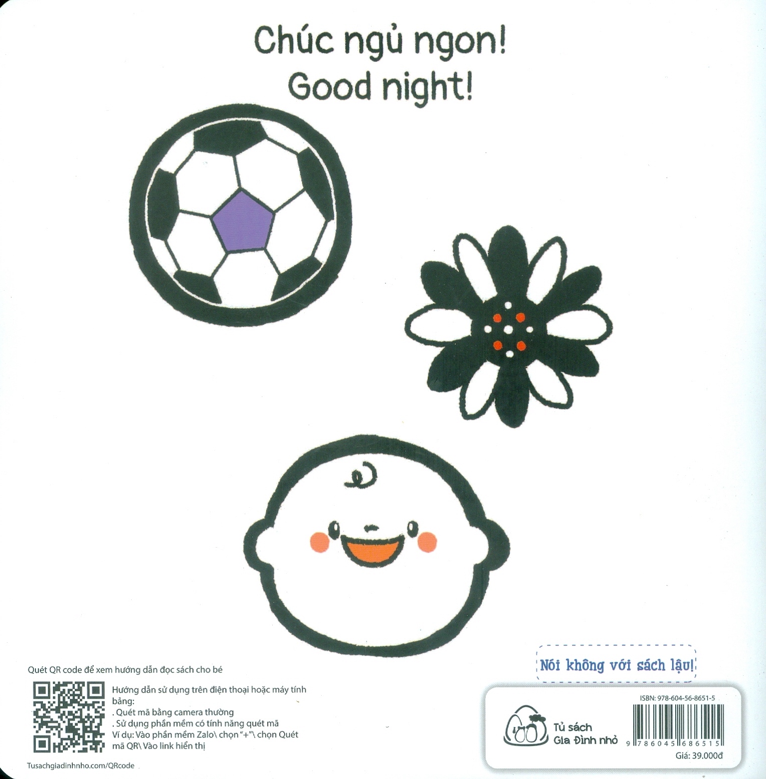 Sách Ehon Chúc Bé Ngủ Ngon! - Black and White books