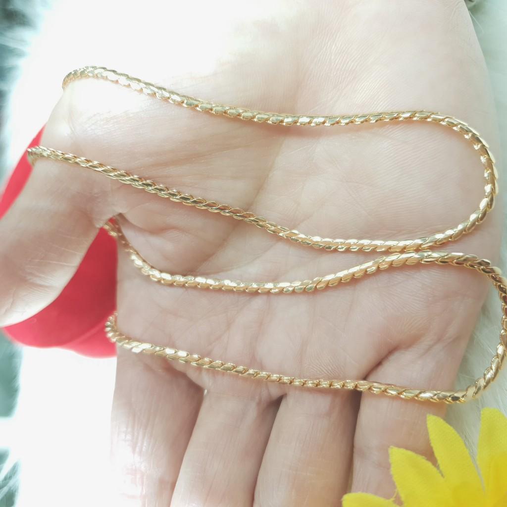 Dây Chuyền Dập Khít Vonfram cao cấp- Dùng tắm rửa thoải mái không kiêng mồ hôi