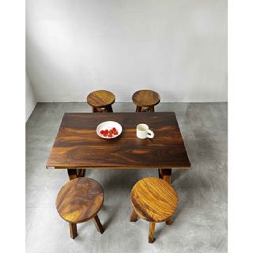 Ghế đôn tròn gỗ muồng đen