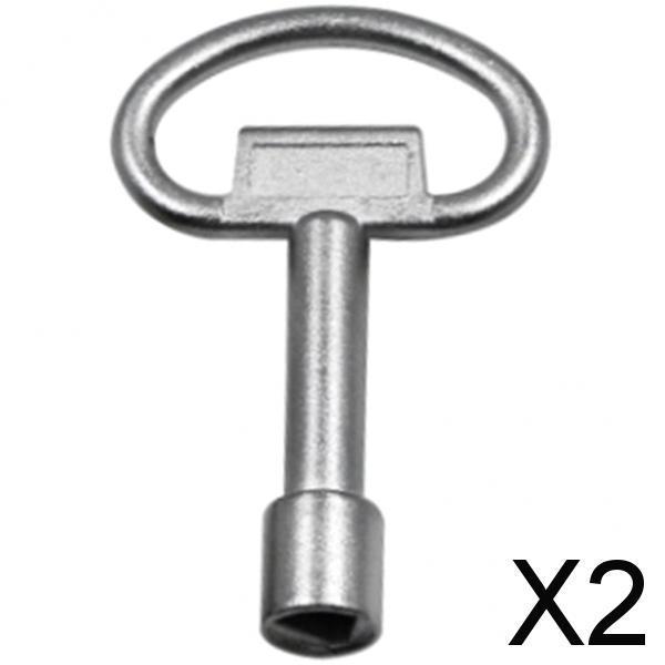 2x Multifunction Triangle Switch Key Wrench Elevator Cabinet Electric Key L