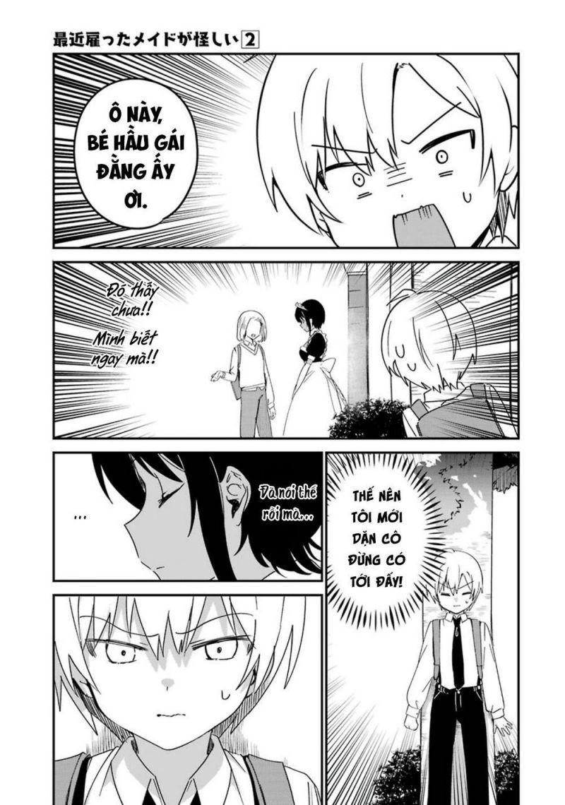 Saikin Yatotta Meido ga Ayashii chapter 6.1 3