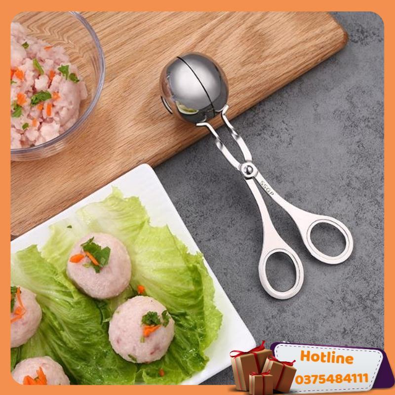 Dụng Cụ Làm Thịt Viên Inox -18Cm 82G - Hàng Loại 1