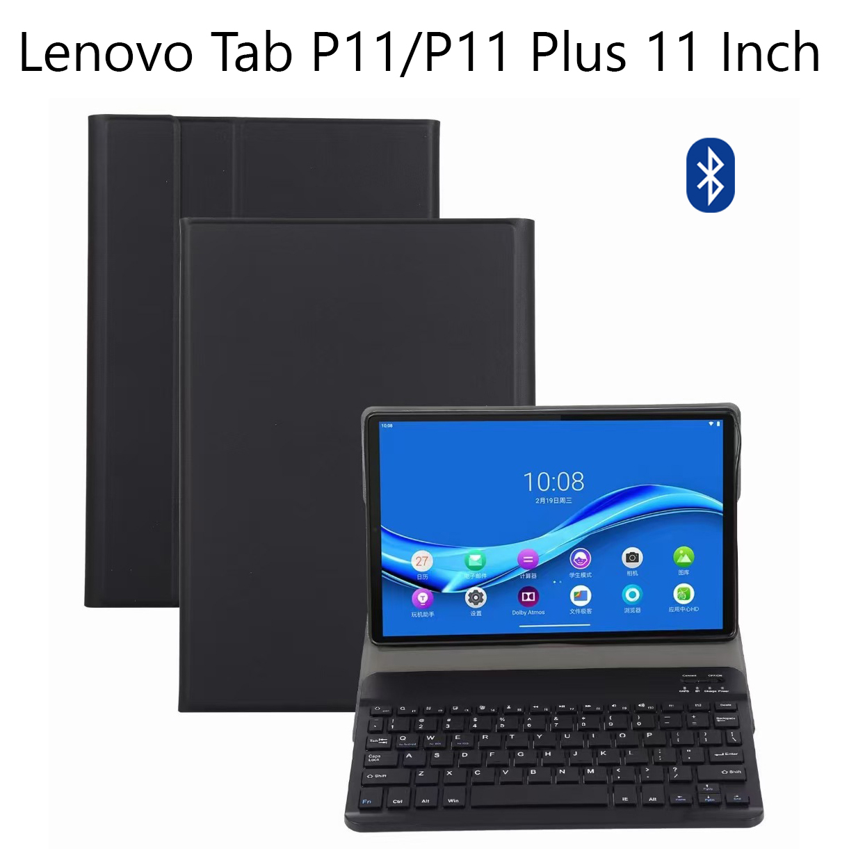 Bao Da Bàn Phím Dành Cho Lenovo Tab P11 / P11 Plus 11 Inch TB-J616 / TB-J606 / TB-J607 Bluetooth