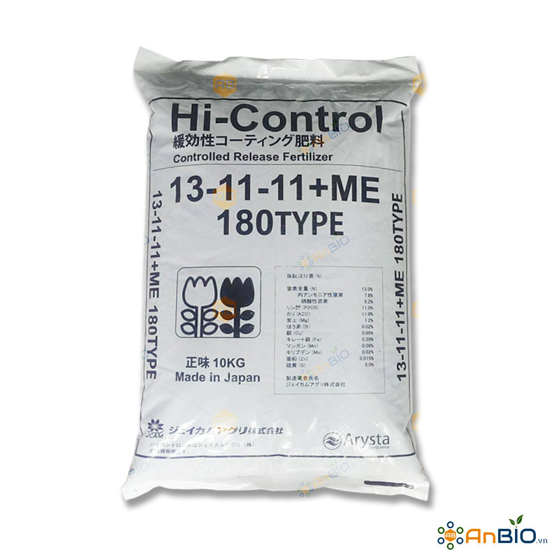 Phân Chì Tan Chậm Nhật Bản HI-CONTROL 13-11-11 + ME Gói lẻ 500g