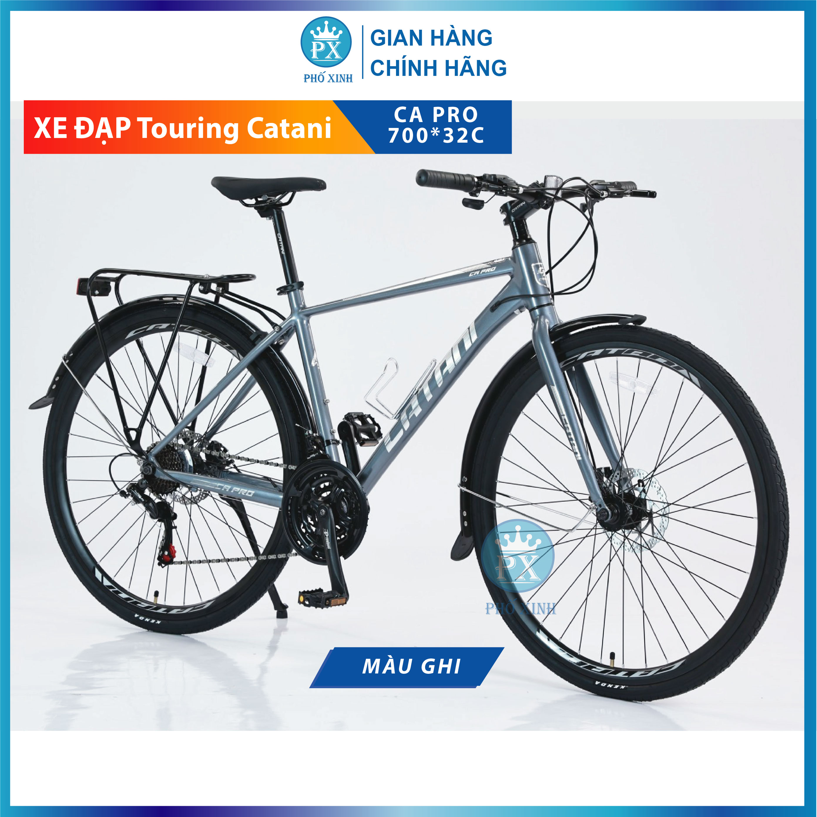 Xe Đạp Touring Catani 700CA Pro Khung Nhôm