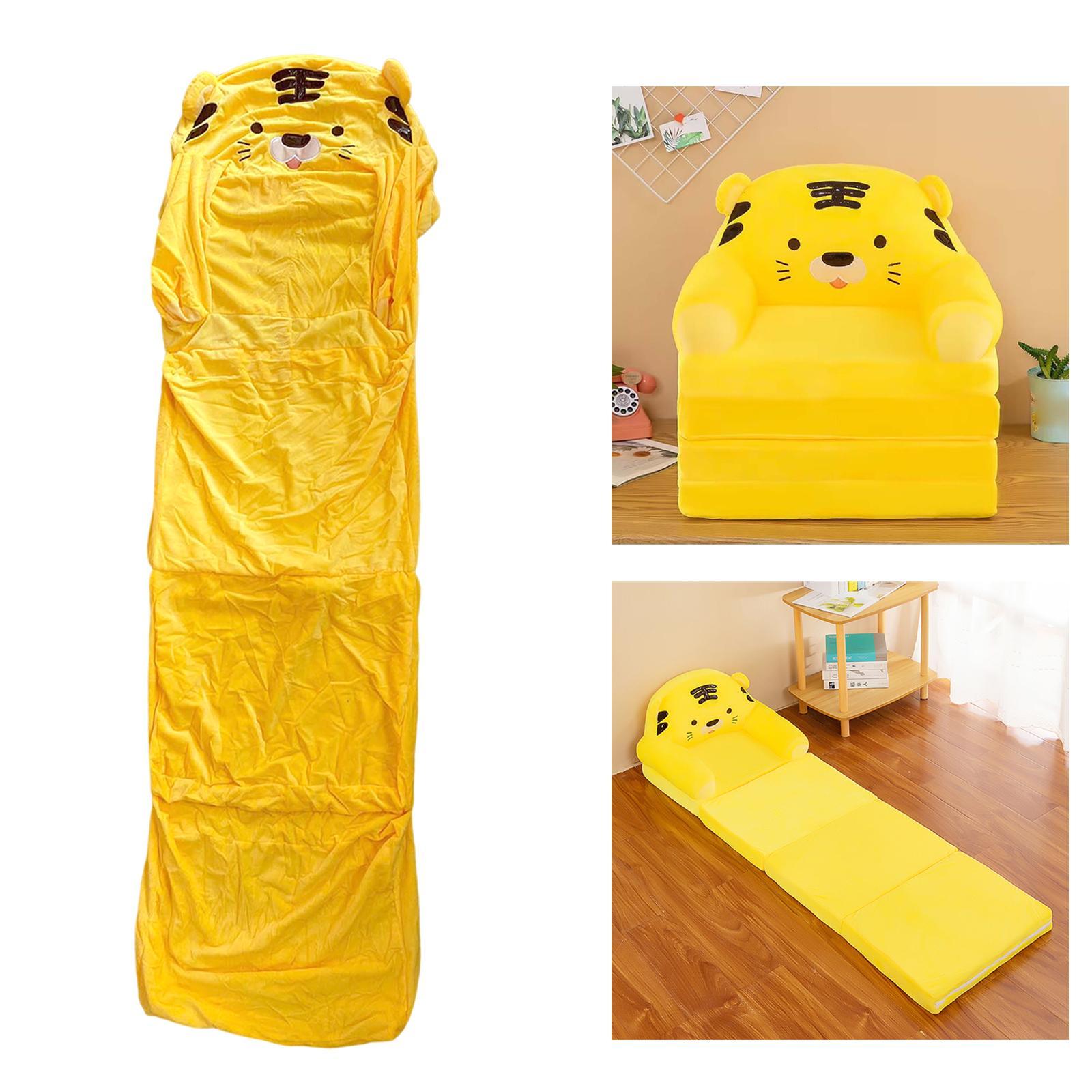 Cartoon Foldable Kids Sofa Cover Children Chair Seat Slipcover for Decor