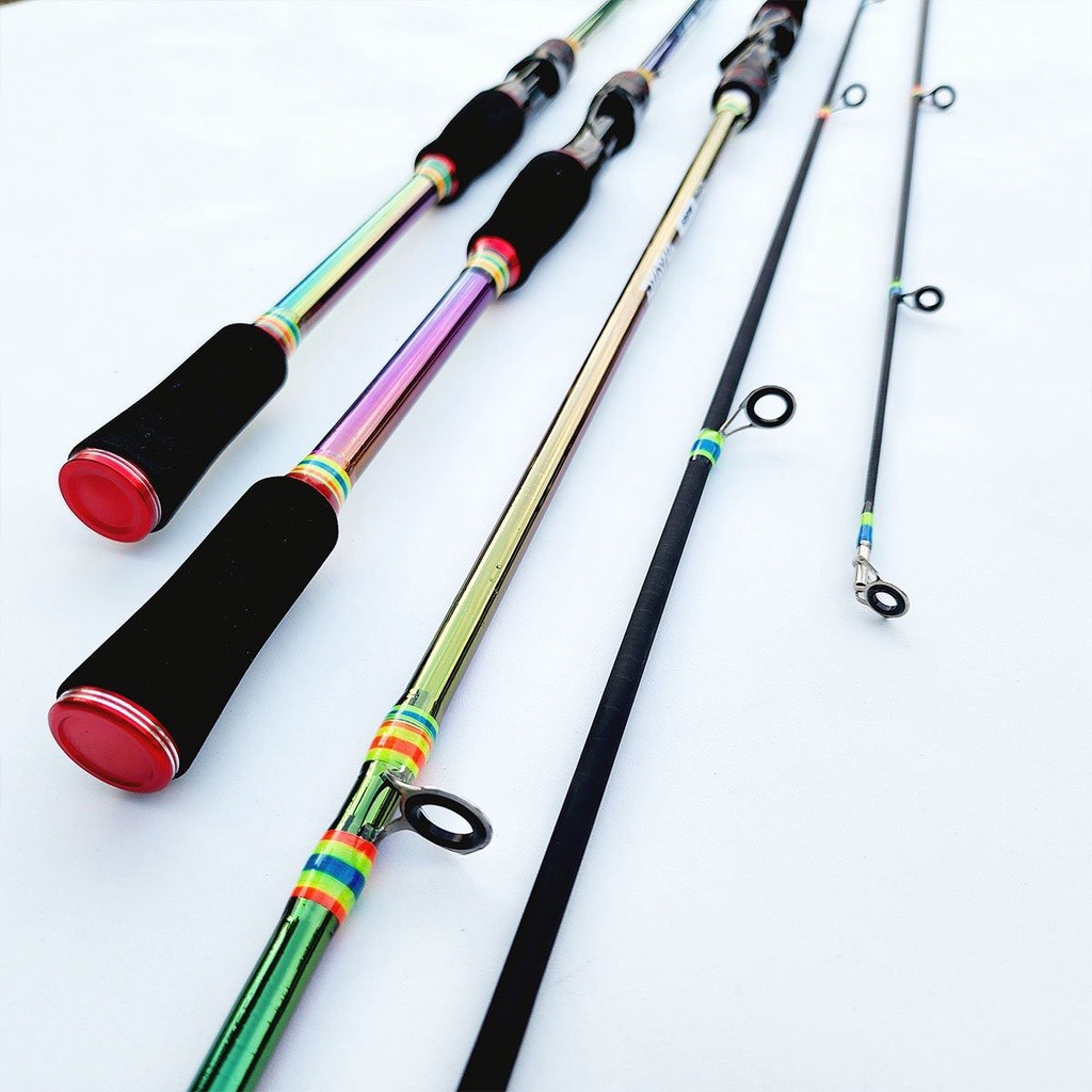 Bộ Combo Cần Lure Titan Máy Đứng Deukio AC Tặng Kèm Phụ Kiện