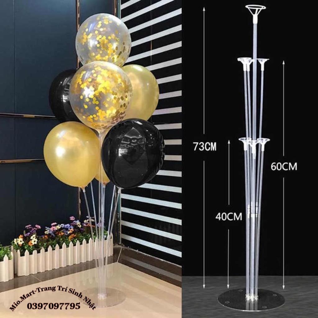 Trụ Gắn Bóng 70Cm 7 Nhánh Trang Trí Tiệc Sinh Nhật Trong Suốt Tiện Lợi BB06