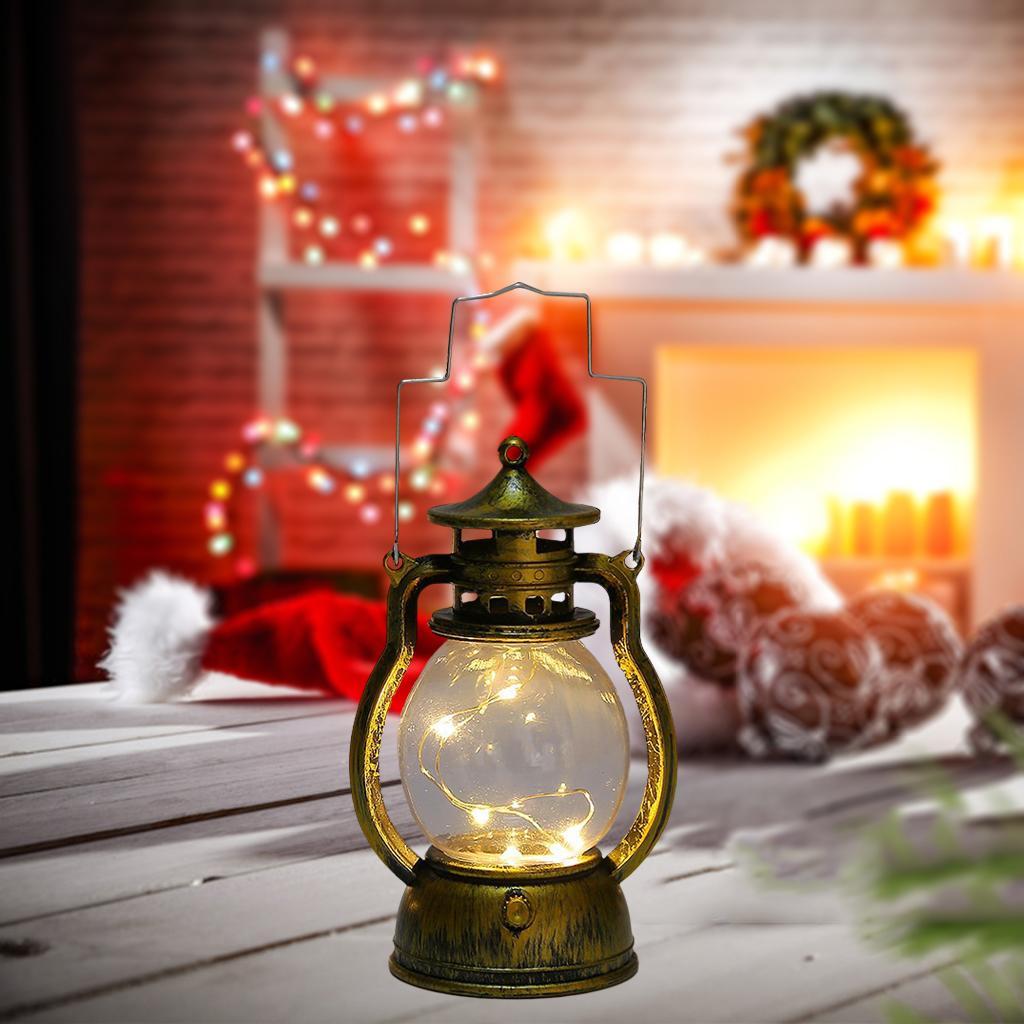 2-20pack Decorative Oil Lamp Christmas LED Lantern Lamp Hanging Lantern for Home