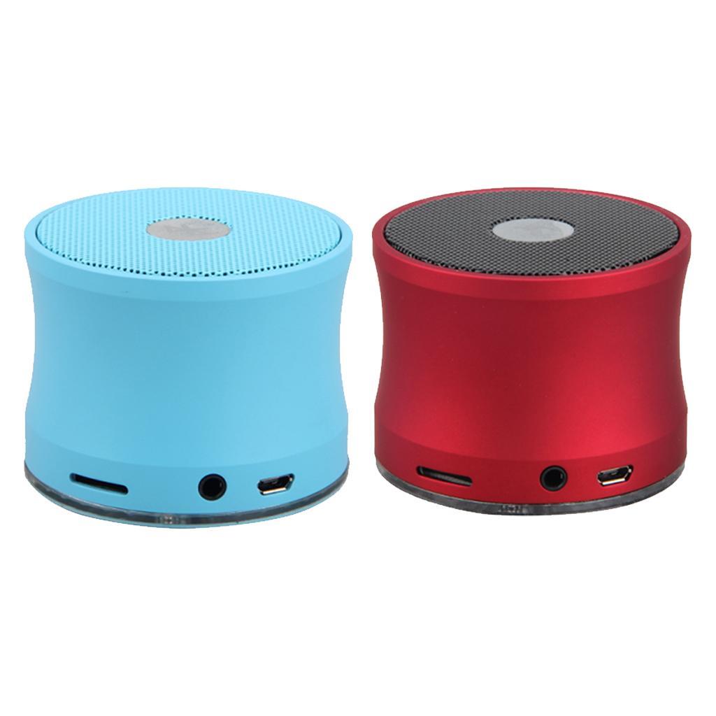 Portable Wireless Bluetooth Speaker Bass HIFI Mic Hands Free for  Red