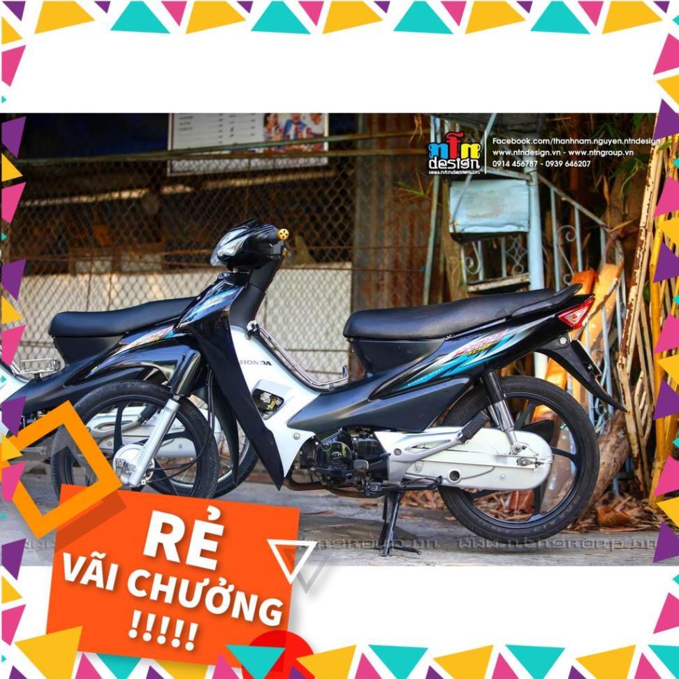 Tem Rời Wave 100 Mẫu Xanh Đen Trắng