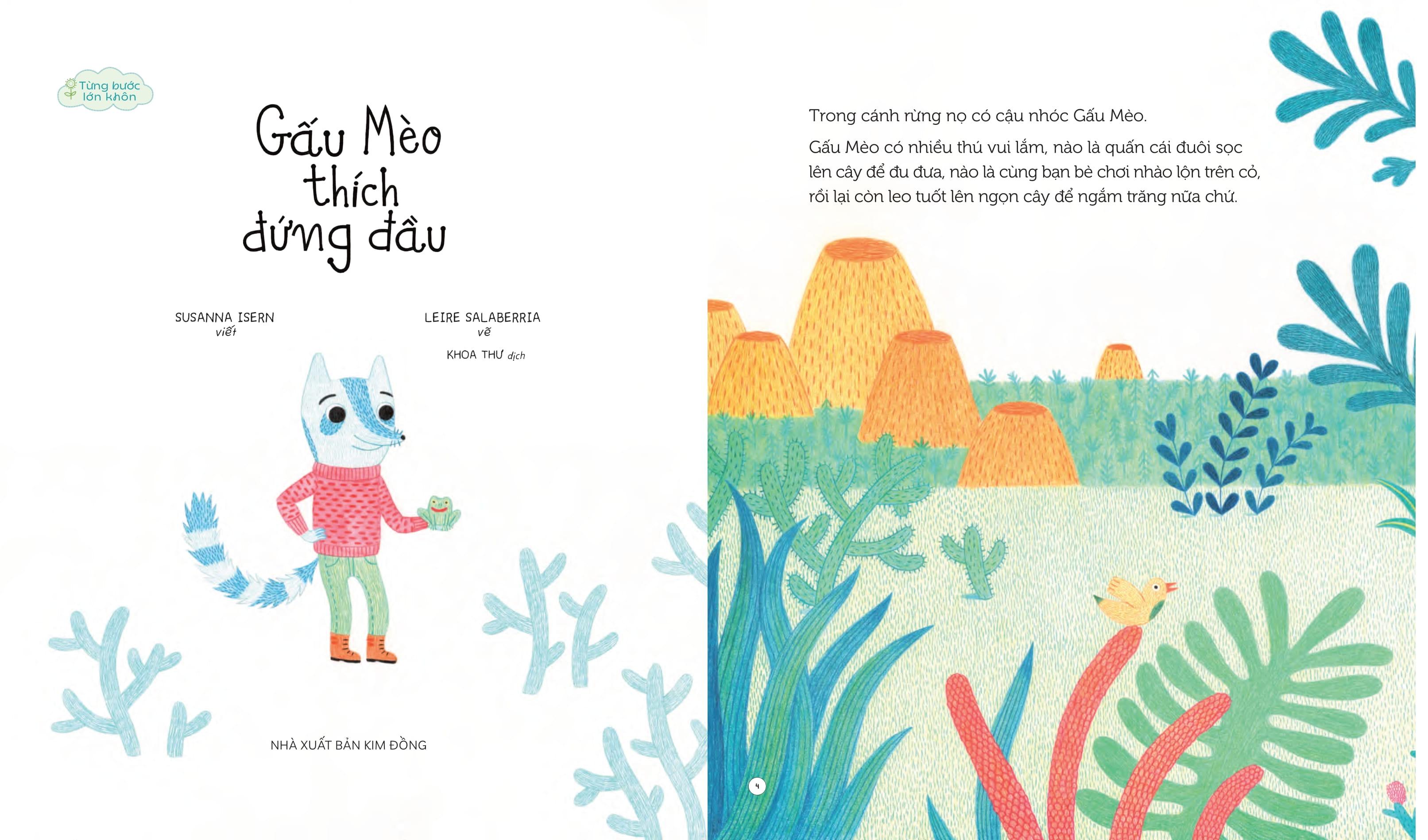 Sách - Từng Bước Lớn Khôn - Gấu Mèo Thích Đứng Đầu