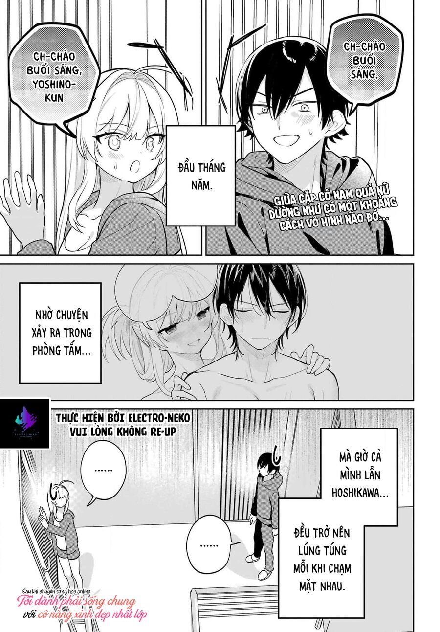 sau khi chuyển sang học online, tôi đành phải chuyển sang sống chung với cô nàng xinh đẹp nhất lớp chapter 9 4