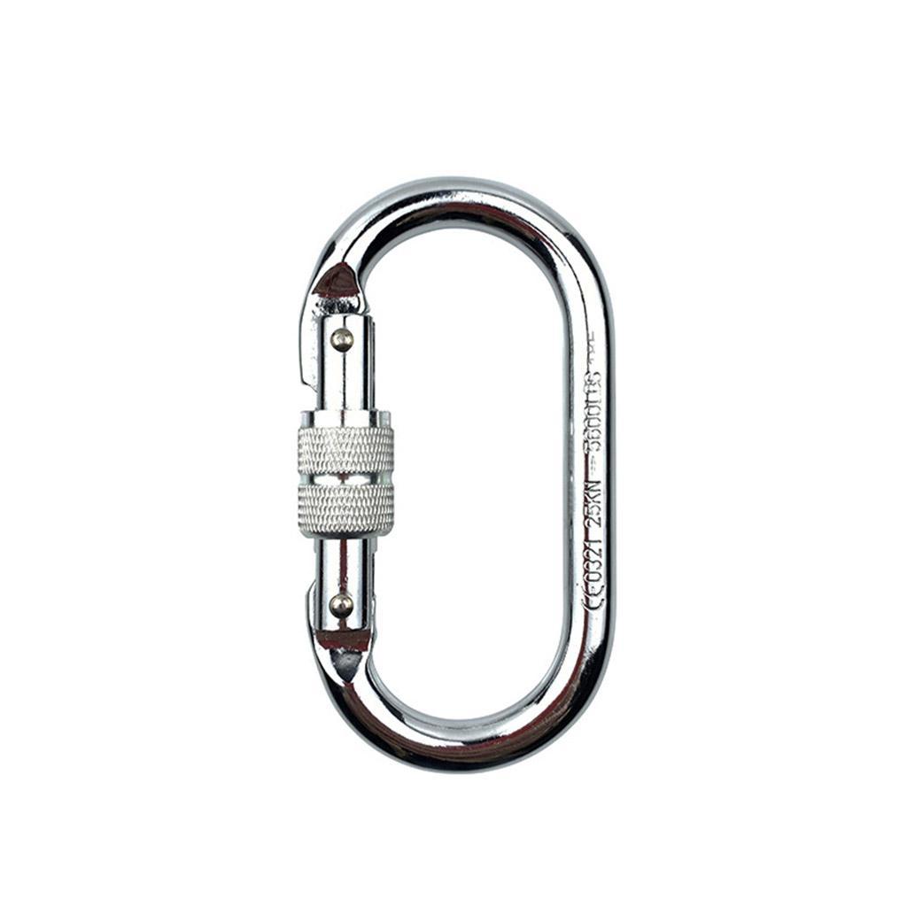 Rock Climbing Carabiner Alloy Locking  Connector for Caving
