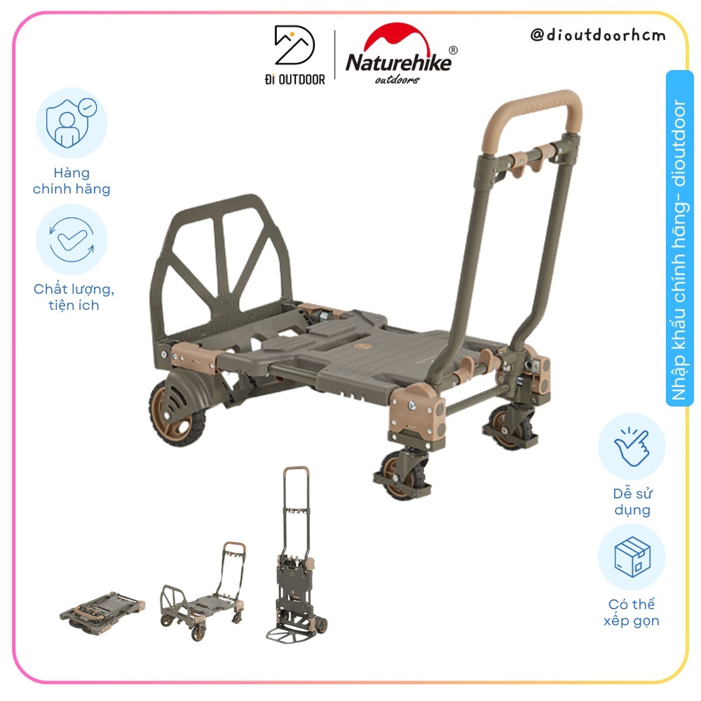 Xe Kéo Dã Ngoại Đa Năng 2 In 1 Naturehike Cnh22Ju024
