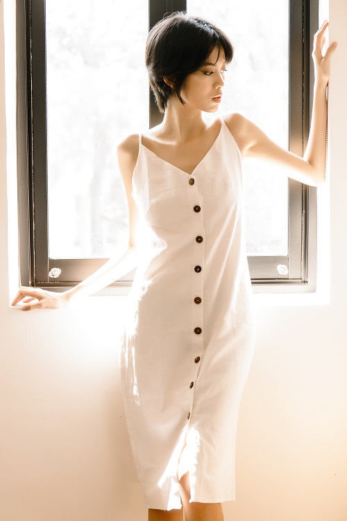Scarlett House_Đầm dài chất liệu Linen Premium cho nàng thơ