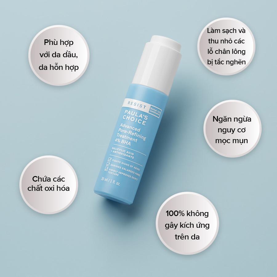 Tinh Chất Tái Tạo Tế Bào Cho Da Lão Hóa Resist Advanced Pore - Refining Treatment 4% BHA  (Mã 7791)