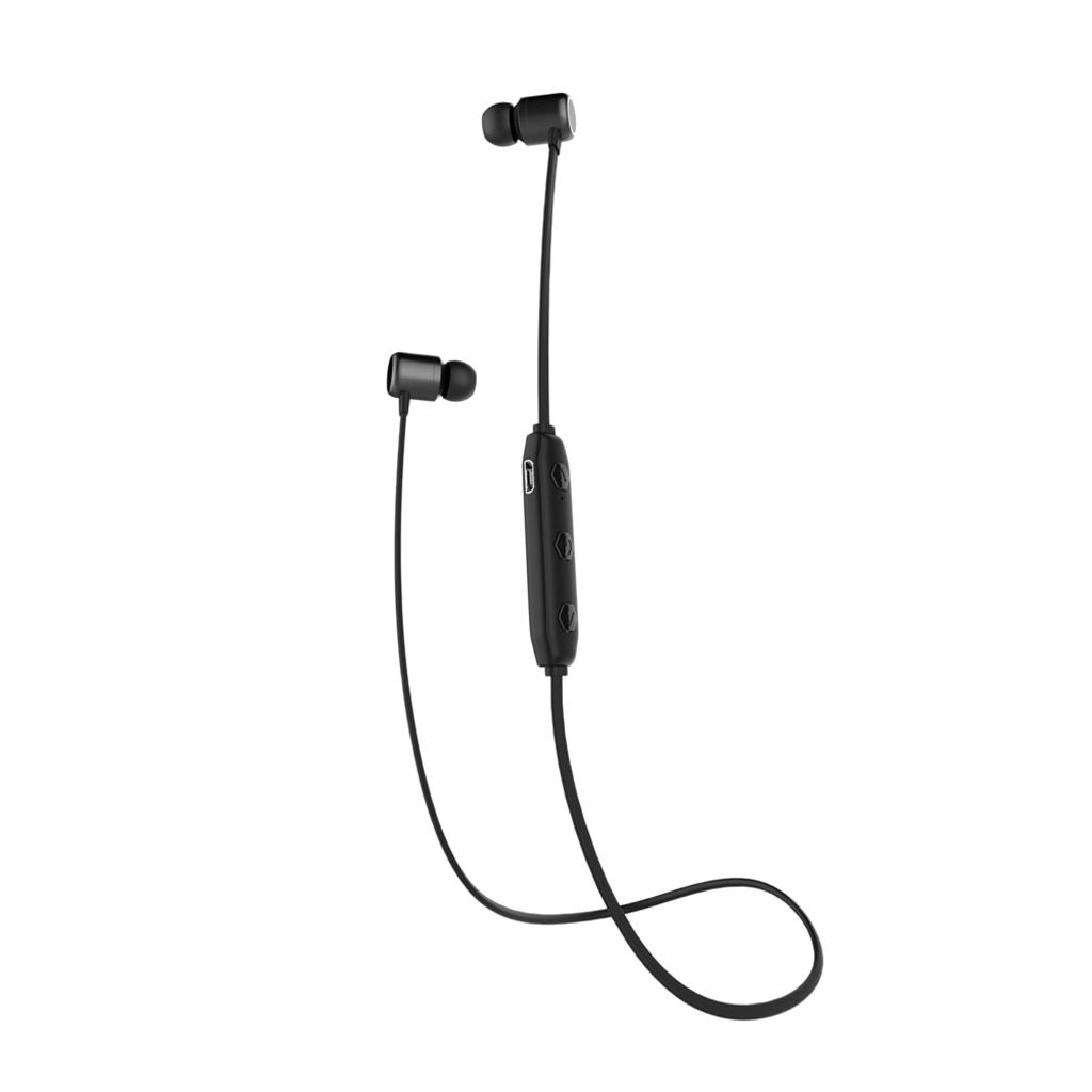 Wireless Headset Neckband Bluetooth5.0 with Microphone for IOS Android Black