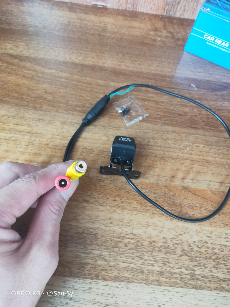 Camera Lùi AHD 1080p Siêu Nét chân cánh bướm dễ lắp đặt Cho Màn Hình Android ô tô 3G - 4G - Camera lùi hồng ngoại AHD