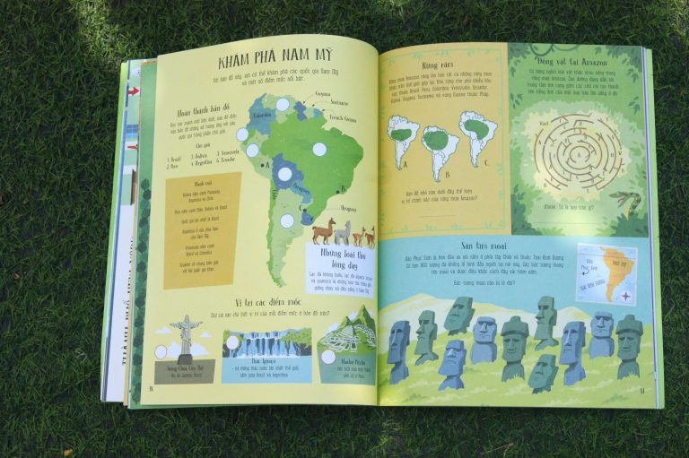 Sách Trò chơi phát triển tư duy- BĐBA- Maps Activity Book