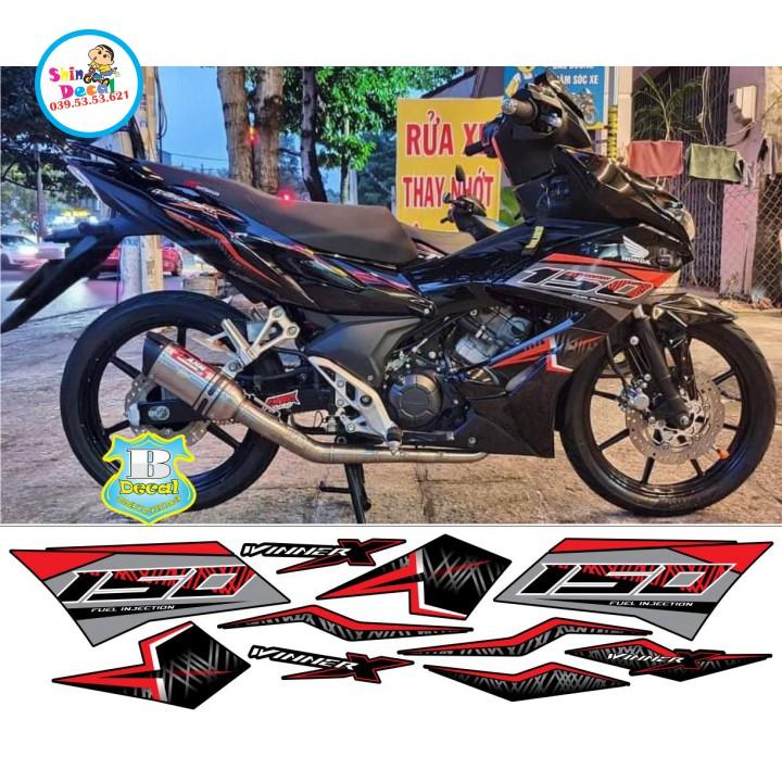 Tem rời winner X sọc đỏ đen