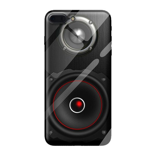 Ốp lưng kính cường lực cho iPhone 8 Plus VÒNG TRÒN 3 - Hàng chính hãng
